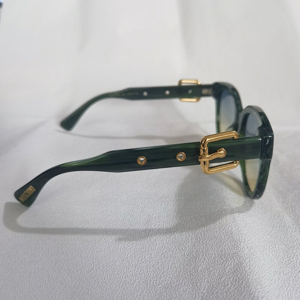 Moschino Green Gradient Sunglasses For Men And Women - Picture 4 of 10